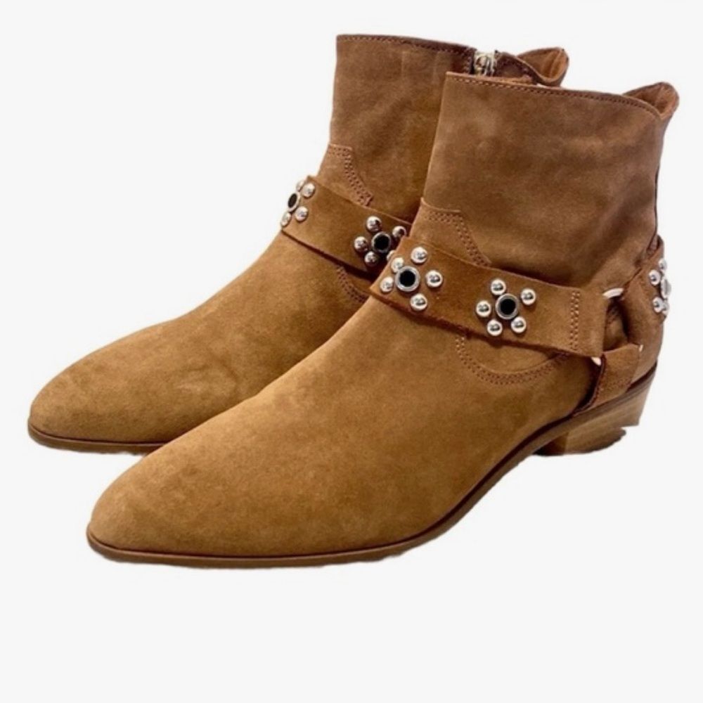 Rebecca Minkhoff Stella Studded Ankle Boots NWOT size 38
